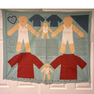 Vintage Sewing Fabric Panel “Samantha and Polly”
Panel measures 35x45 inches